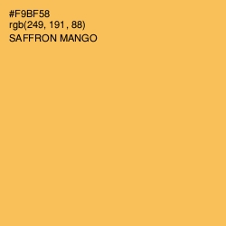 #F9BF58 - Saffron Mango Color Image